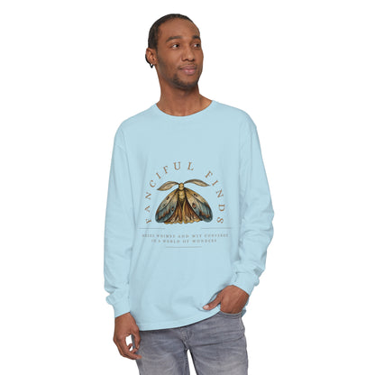 Fanciful Finds - Unisex Garment-dyed Long Sleeve T-Shirt