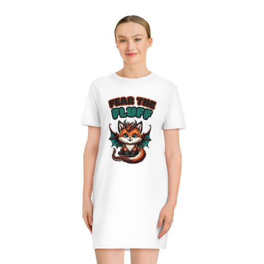 Fear the Fluff Spinner T-Shirt Dress