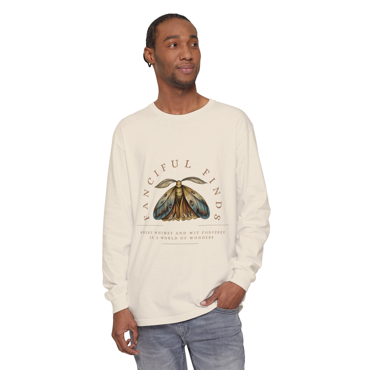 Fanciful Finds - Unisex Garment-dyed Long Sleeve T-Shirt