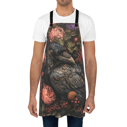 Enchanted Raven's Garden Apron (AOP)