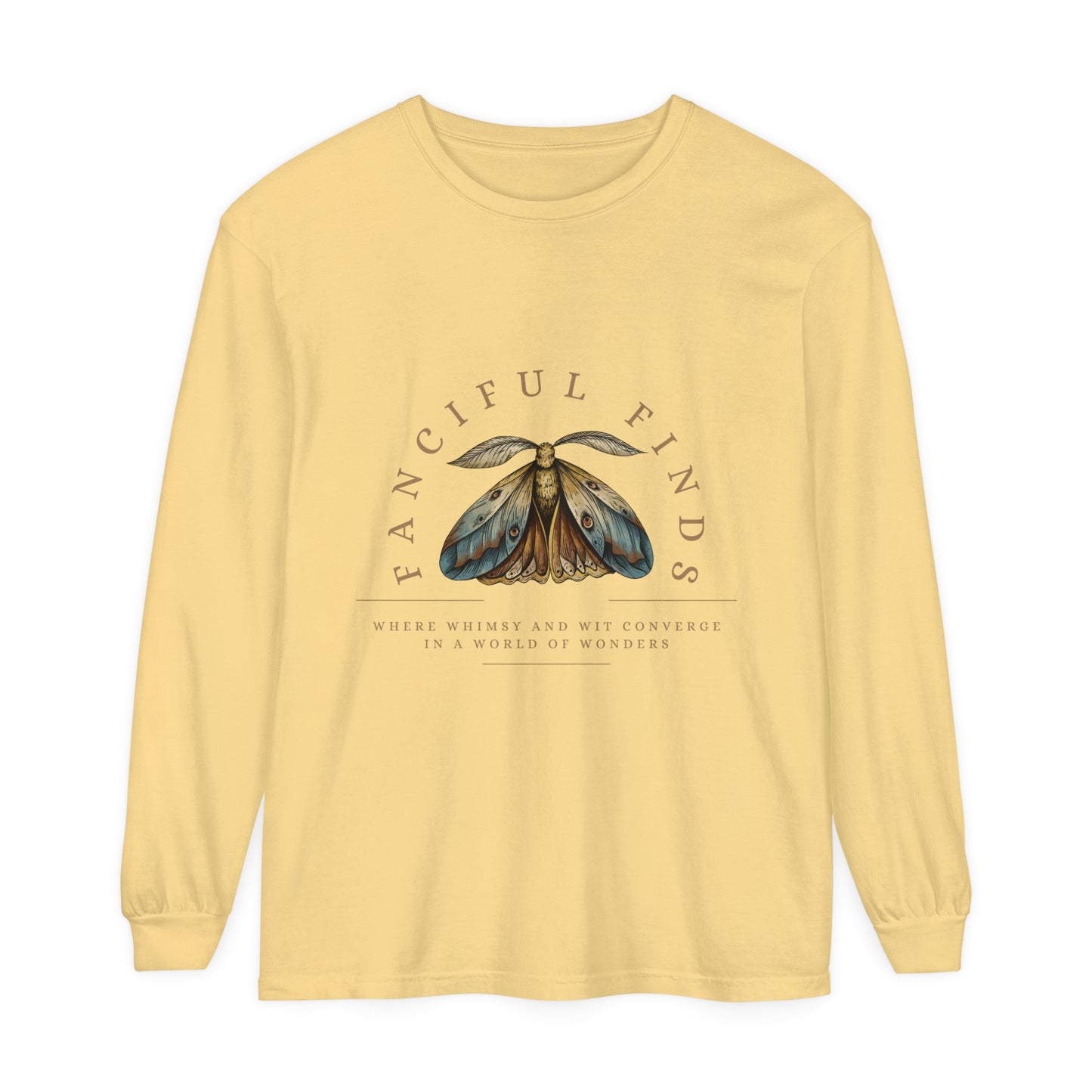 Fanciful Finds - Unisex Garment-dyed Long Sleeve T-Shirt