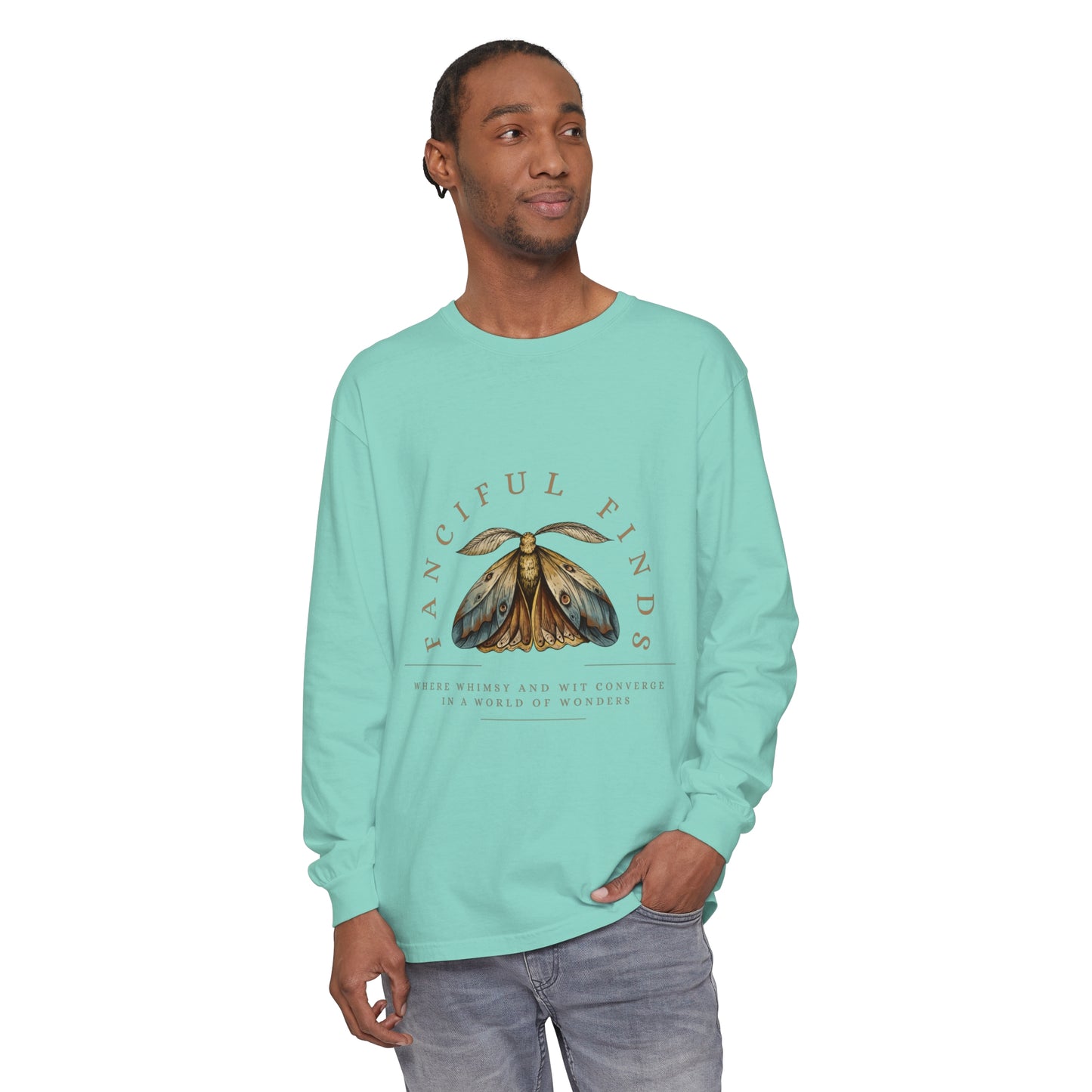 Fanciful Finds - Unisex Garment-dyed Long Sleeve T-Shirt