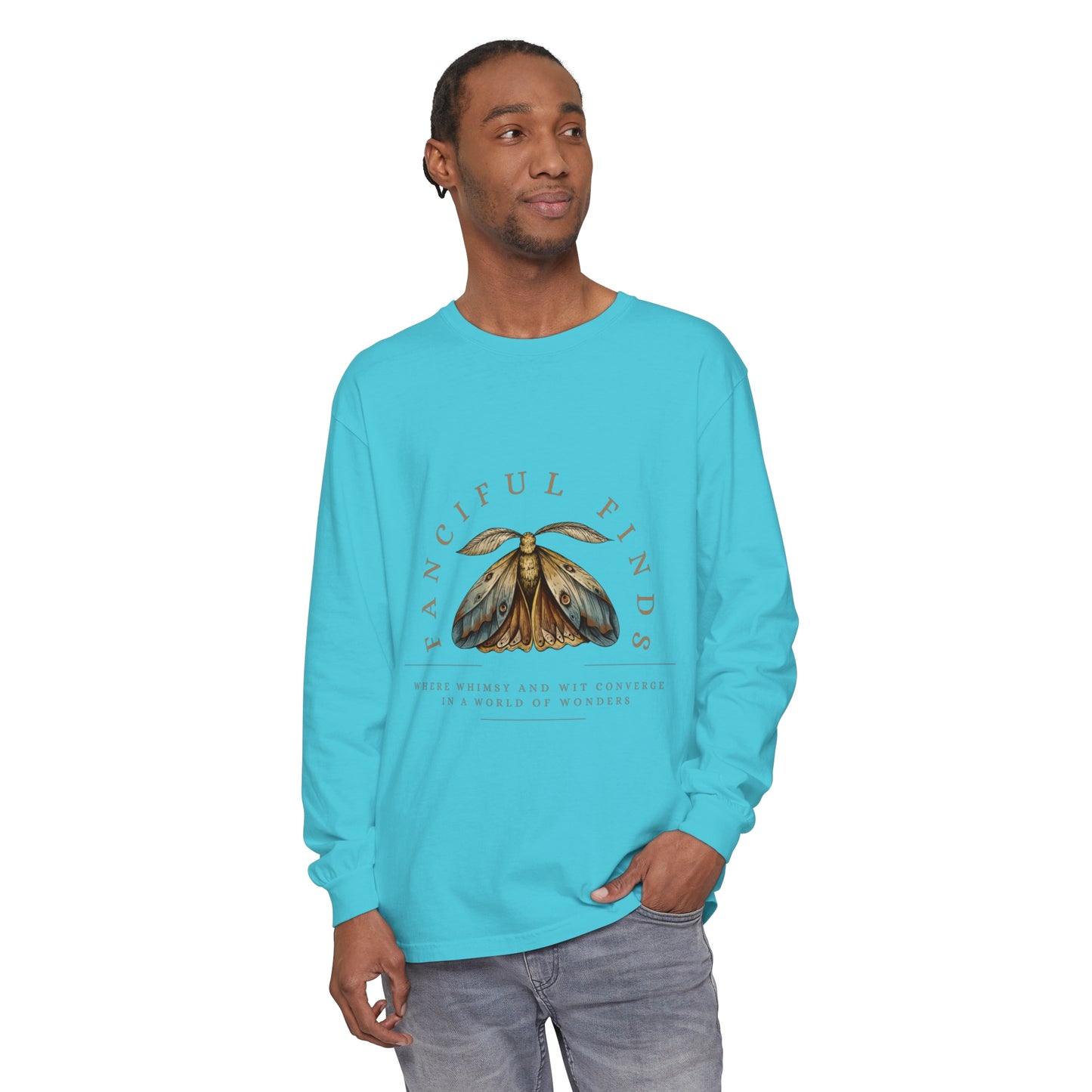 Fanciful Finds - Unisex Garment-dyed Long Sleeve T-Shirt